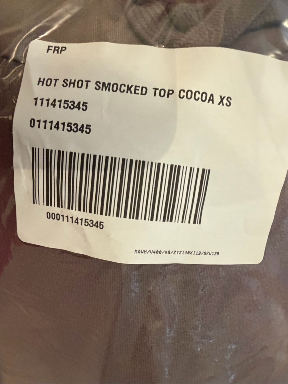 NWOT hot shot hooded long sleeve free people cocoa $40 - Picture 5 of 5